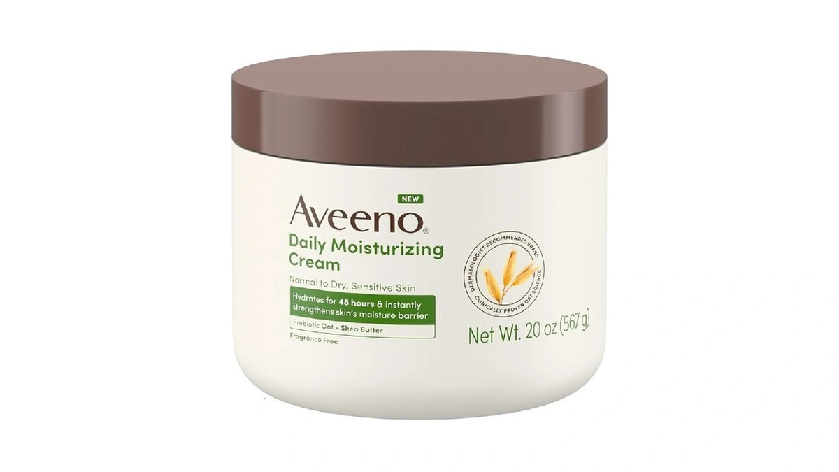 Aveeno Daily Moisturizing Cream With Prebiotic Oat & Shea Butter