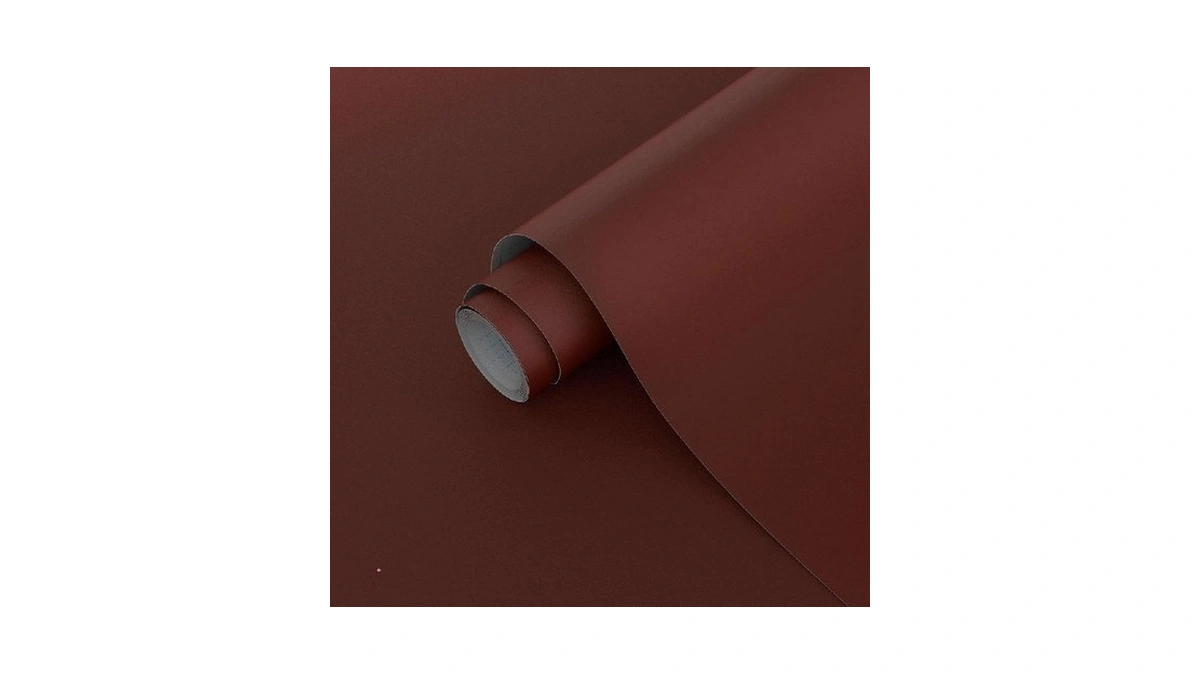 Dimoon 78.7"x17.7" Peel And Stick Wallpaper Dark Red Contact Paper