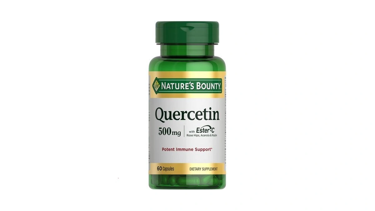 Nature’s Bounty Quercetin, Immune Support, 500mg, With Vitamin C, Rose
