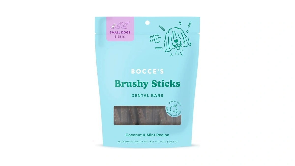 Bocce's Bakery Dailies Brushy Sticks To Support Oral Health &