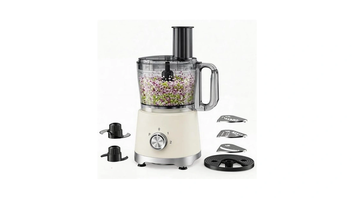 Olixis Food Processor 10.5 Cups, 600w Powerful Food Processors With