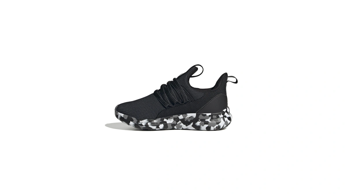 Adidas Unisex-kids Lite Racer Adapt 7.0, Black/black/grey, 3.5