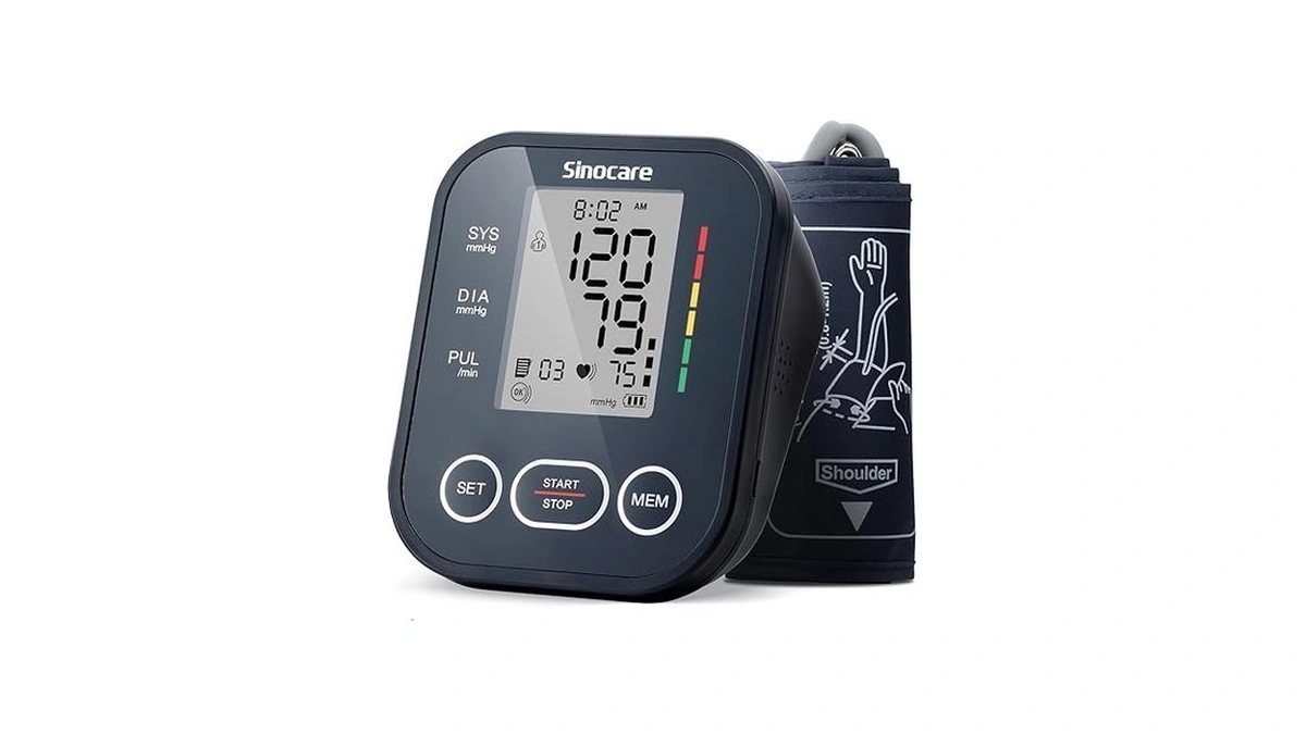Sinocare Blood Pressure Monitor, Upper Arm Blood Pressure Monitors For