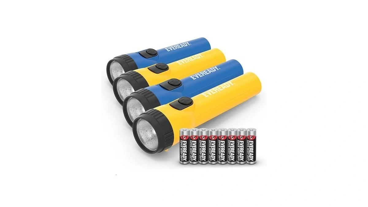 Eveready Led Flashlights (4-pack), Bright Flashlights For Emergencies And Camping