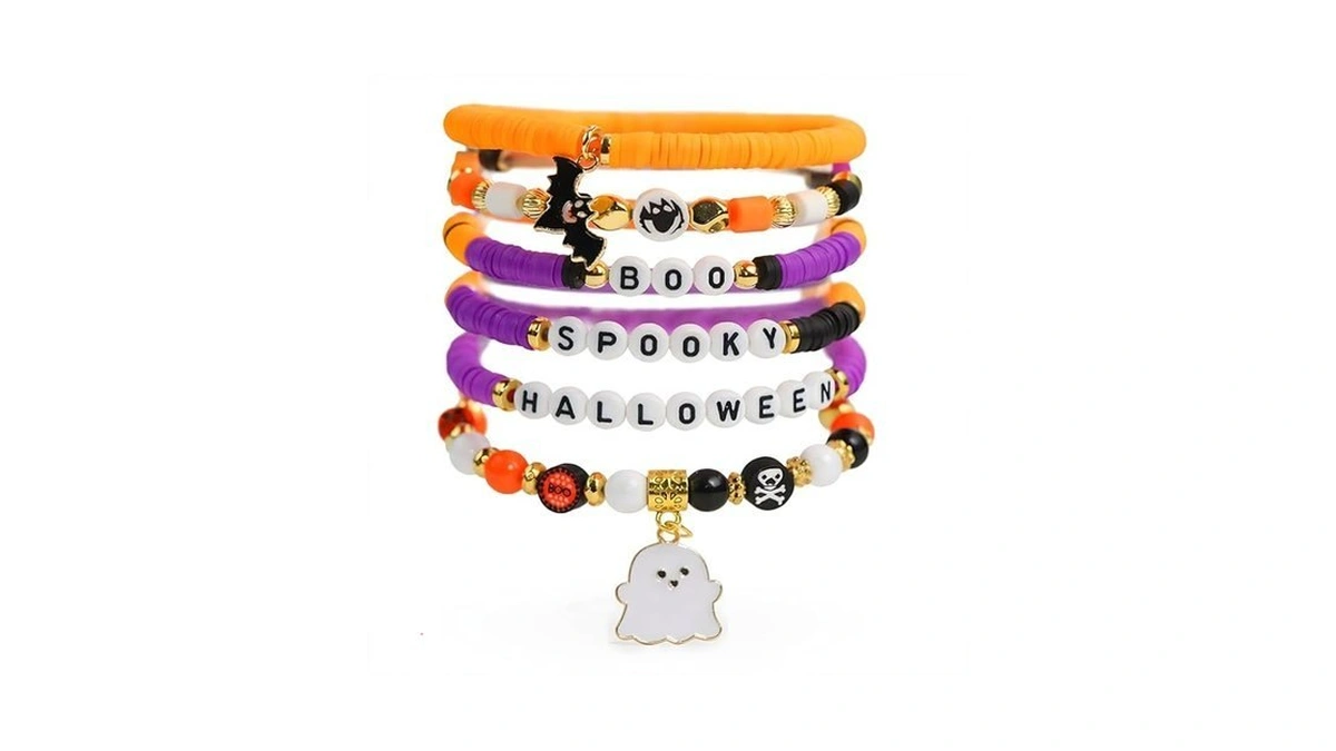 Ohome Halloween Party Favors - 6 Pack Halloween Bracelets |
