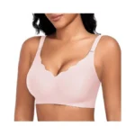 Documo Wireless Bras For Women No Underwire Push Up Bra