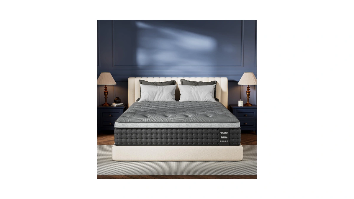 Extra Firm Queen Mattress 14 Inch, Cooling Hybrid Mattress In