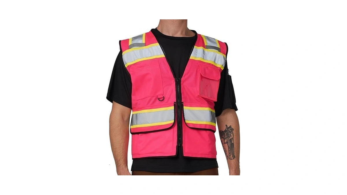 A-safety Xl High Vis Reflective Safety Vests For Men Women