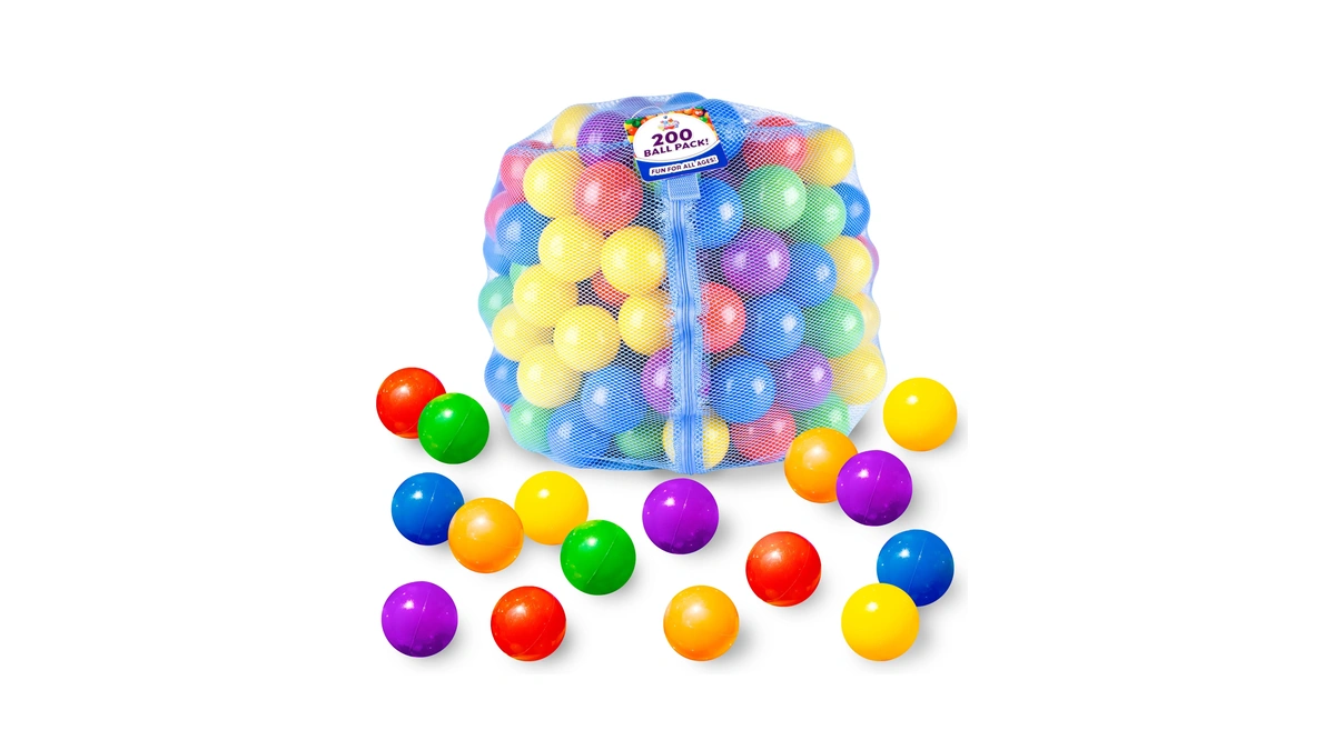 Sunny Days Entertainment 200 Premium Crush-resistant Play Balls For Ball