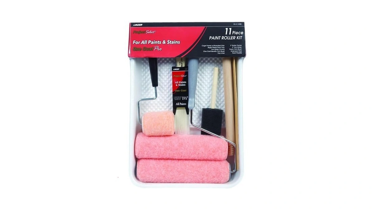 Linzer Roller/tray Set 11 Piece Polyester Trim 9 "