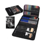 Vobou 72pcs Colored Drawing Pencils Kit Sketching, Graphite Pencils With