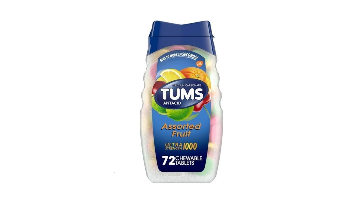 Tums Ultra Strength Antacid Tablets For Chewable Heartburn Relief And