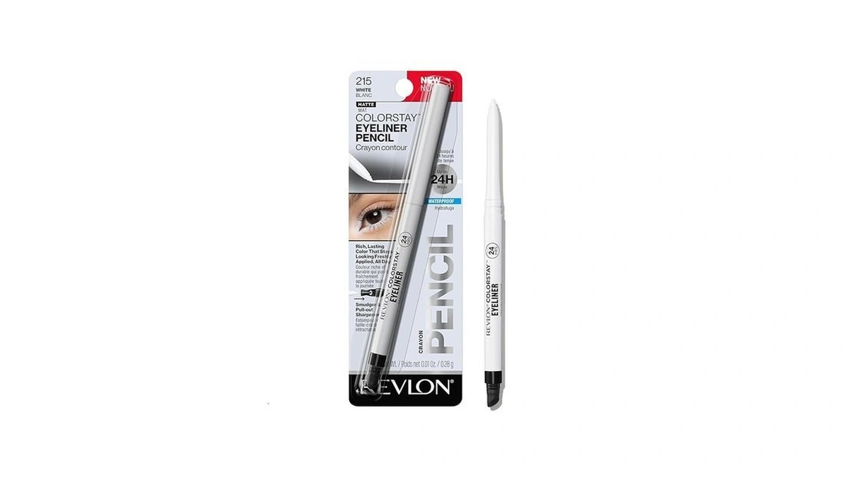 Revlon Colorstay Pencil Waterproof Eyeliner, Smudge-proof, Eye Makeup With Built-in