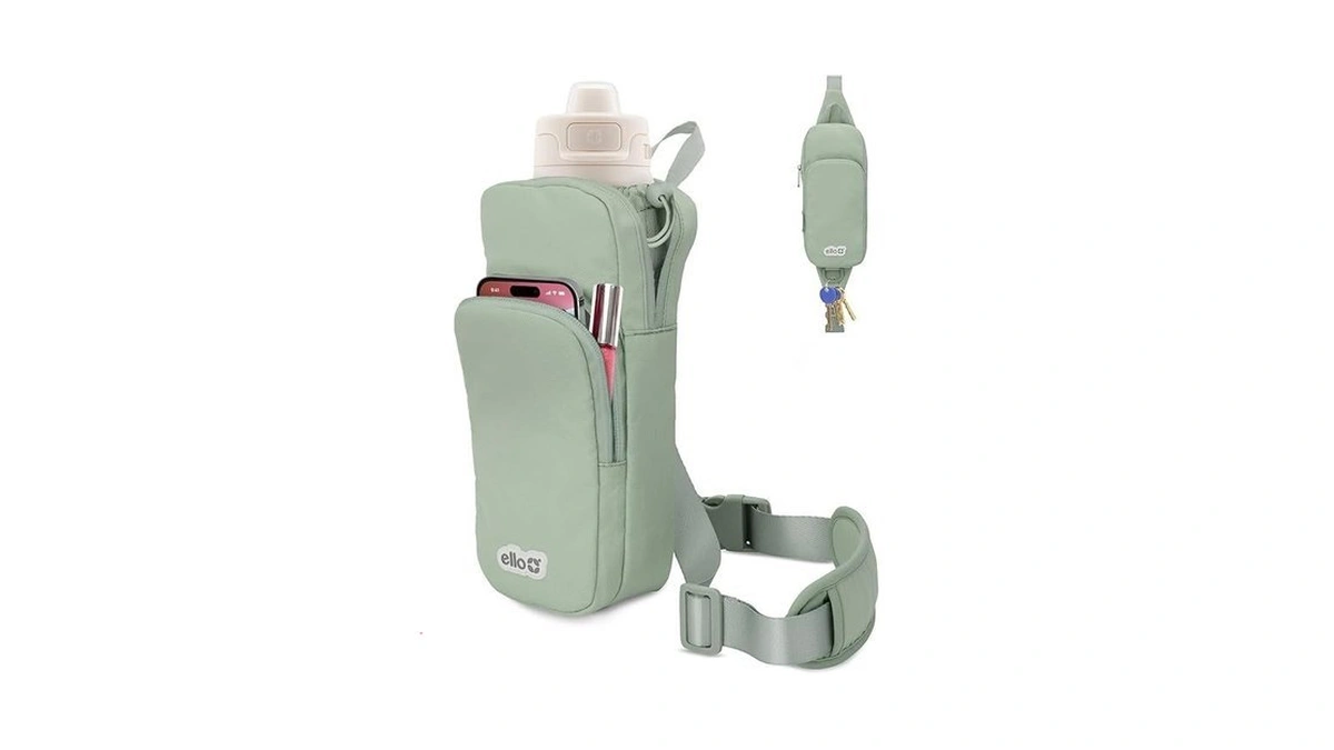 Ello Crossbody Sling Water Bottle Bag | Fits 24oz Bottles