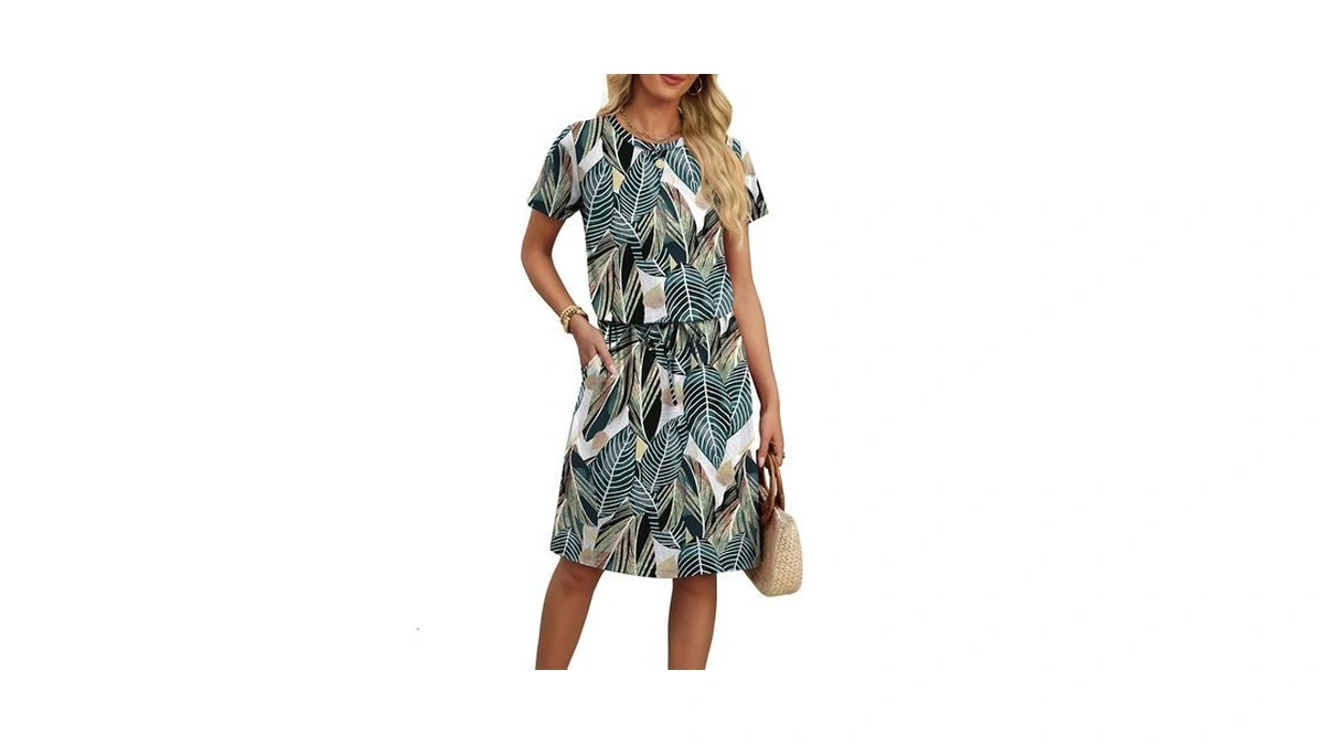 Sundresses For Women 2026 Boho Maxi Spring Dresses Short Sleeve