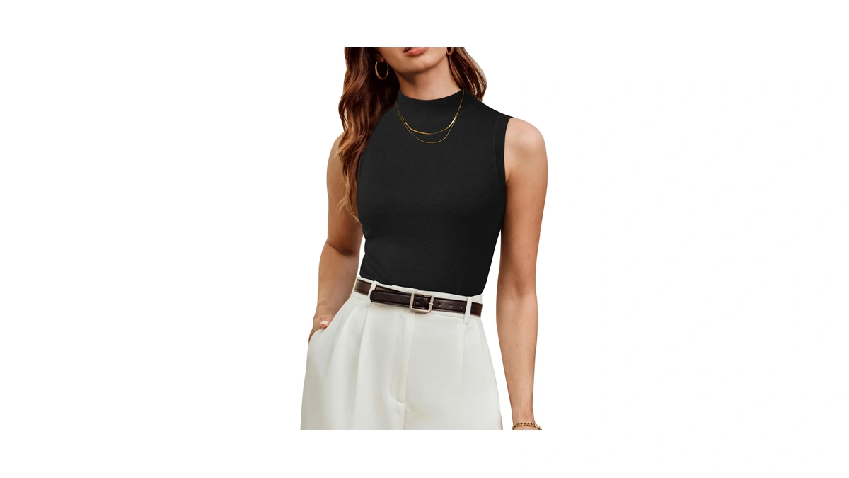 Arach&cloz 2026 Tank Tops For Women Spring Summer Sleeveless Sweater