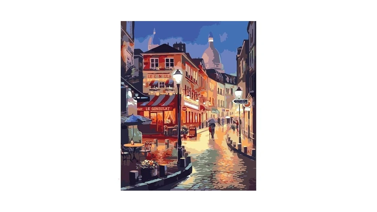 Quitedew Paint By Number Kits For Adults,city Paint By Number