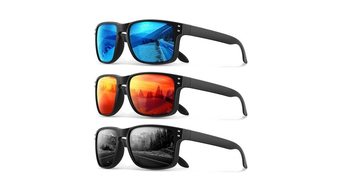 Gesruny Polarized Sunglasses For Men Women - Classic Sport Sun
