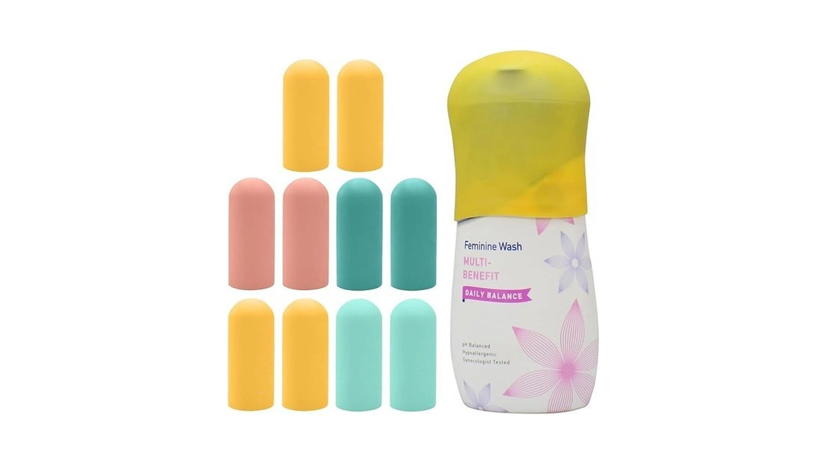 Tranomos 10 Pack Silicone Bottle Covers Travel Essentials For Women