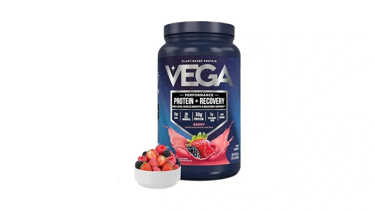 Vega Protein + Recovery, Berry β 30g Vegan Protein, Dairy