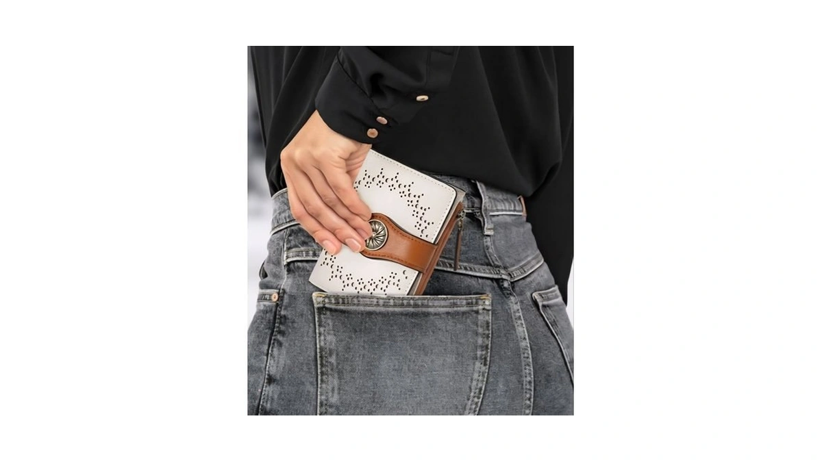 Tipmile Small Wallet For Women Bifold Rfid Blocking Card Holder