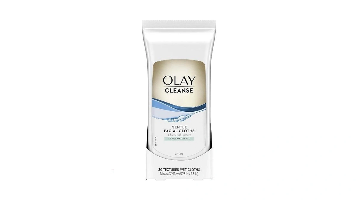 Olay Cleanse Gentle Facial Cloths, Fragrance Free, 30 Count