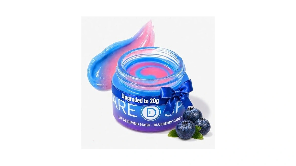 Spodare 20g Blueberry Lip Mask Overnight, Lip Moisturizer For Dry