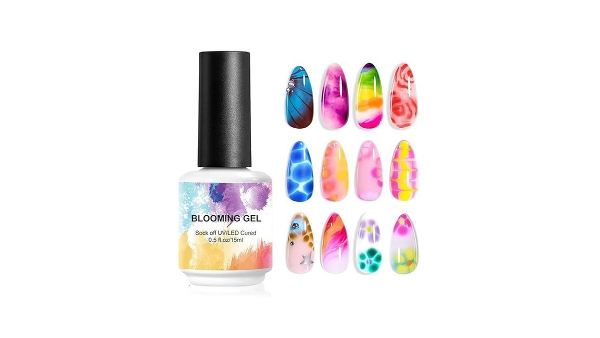 Vivaali Professional Blooming Gel Nail Polish, Clear Uv/led Cured Formula,