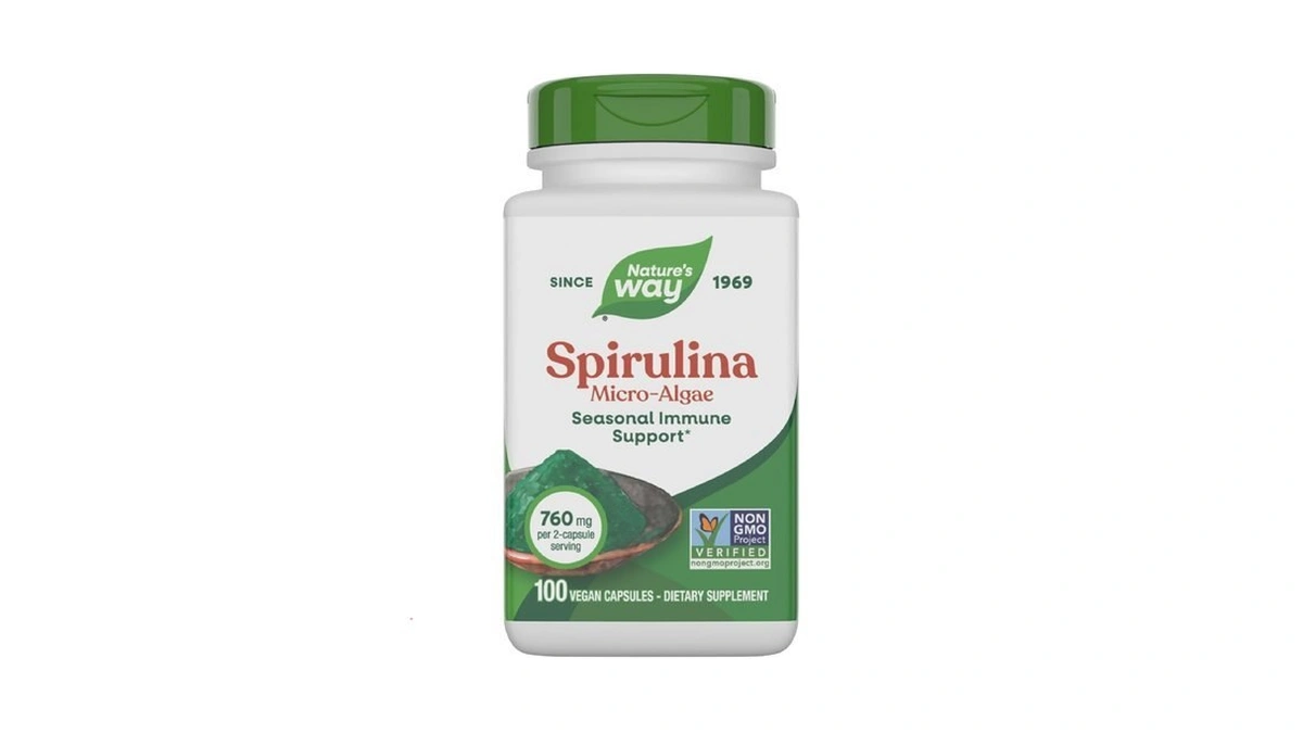 Nature's Way Spirulina Micro-algae, Seasonal Immune Support*, Source Of Vitamin