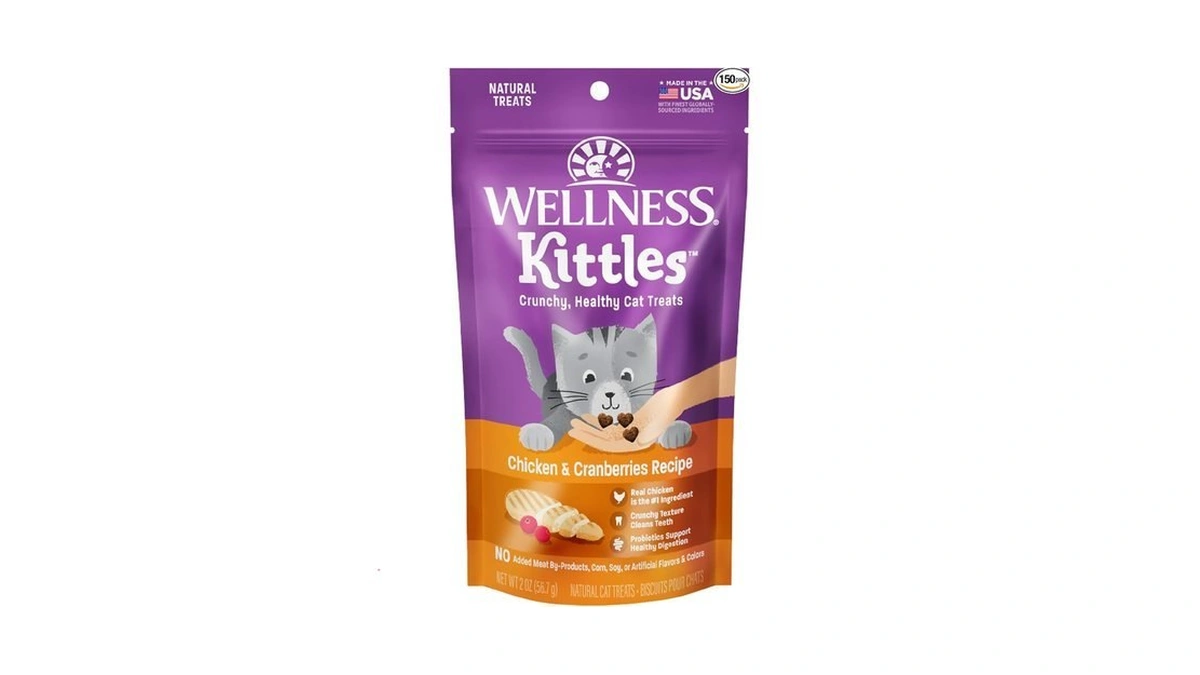 Wellness Kittles Crunchy Cat Treats, All Lifestages, Kitten To Senior,