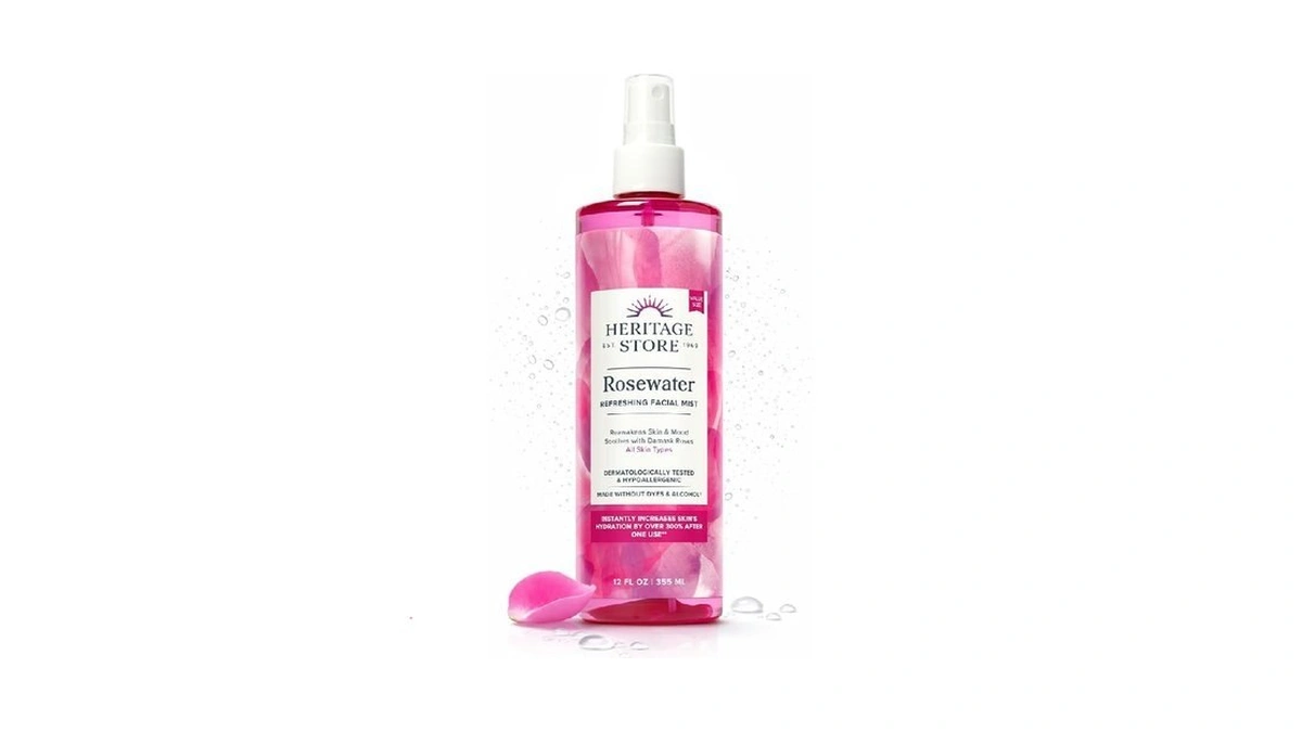 Heritage Store Rosewater - Refreshing Face Mist With Damask Rose,