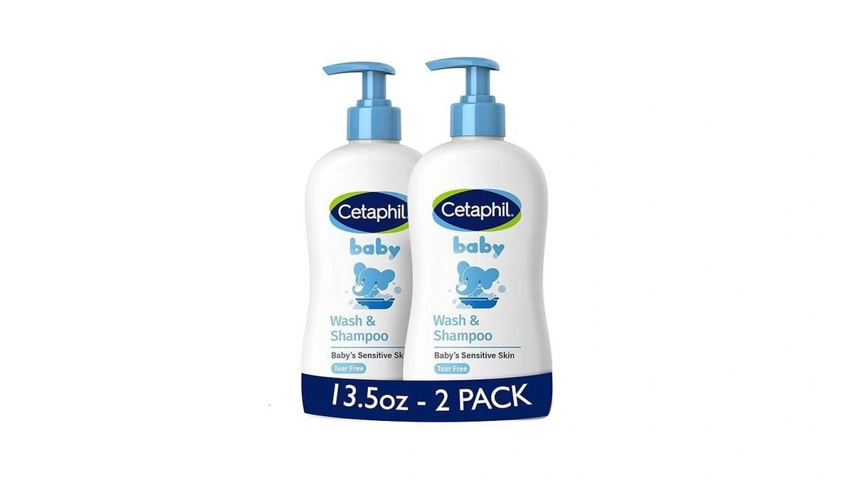 Cetaphil Baby Wash & Shampoo, 13.5oz Pack Of 2, Hypoallergenic,