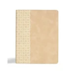 Csb Notetaking Bible, Expanded Reference Edition, Cream Suedesoft Leathertouch, Black