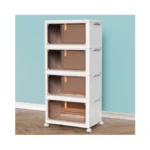 Ctsnslh 4 Tier Plastic Storage Bins With Lid 23qt -