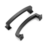 9build 4 Inch Matte Black Cabinet Pulls - 10 Pack