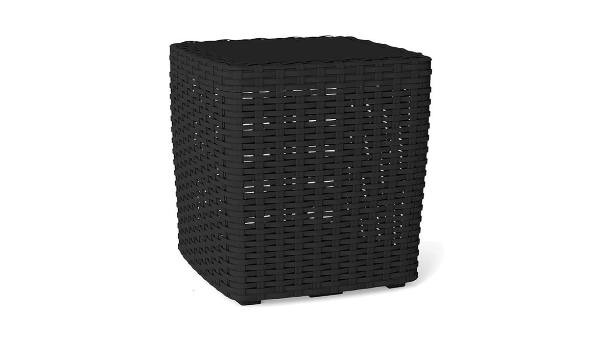 Pareschi 14 Gallon Outdoor Storage Box, Faux Rattan Deck Box