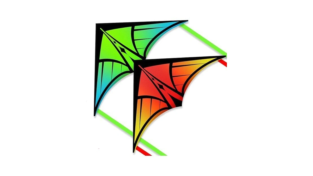 Yfafengs Delta Kites For Beginners & Kids - Easy Fly