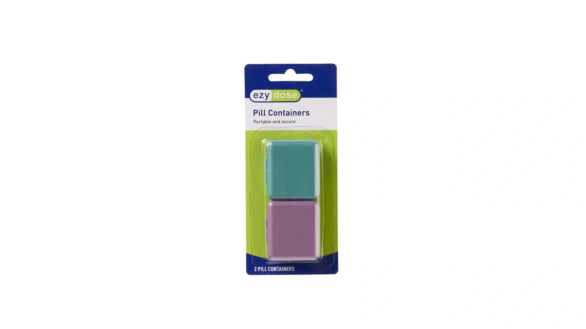 Ezy Dose Daily Travel Pocket Pharmacy Pill Organizer, Small Vitamin