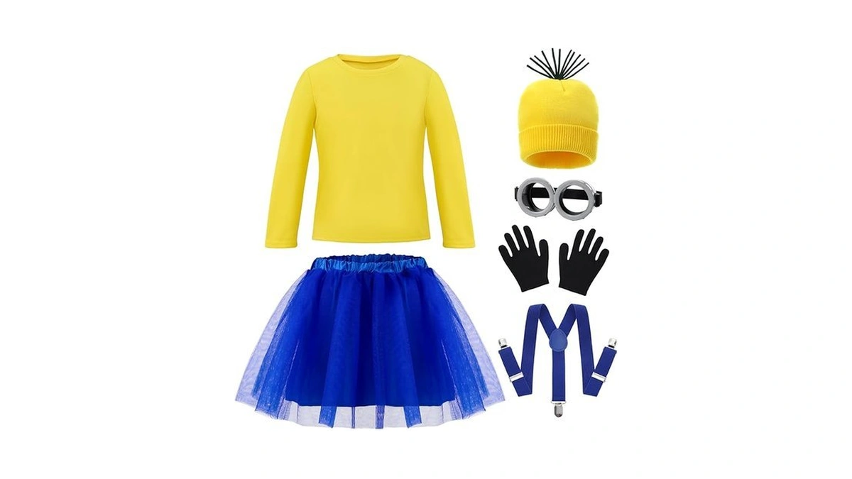 Spooktacular Creations Halloween Child Girl Cute Yellow Shirt Tutu Outfit,