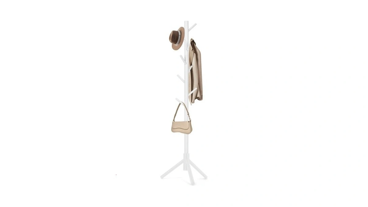 Wangmuxia Coat Rack, Freestanding Coat Rack With 8 Hooks And