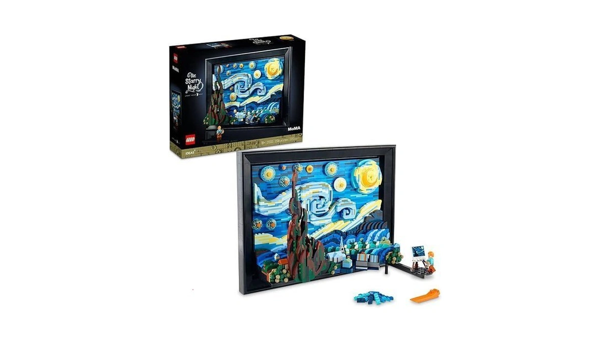 Lego Ideas Vincent Van Gogh The Starry Night - Building