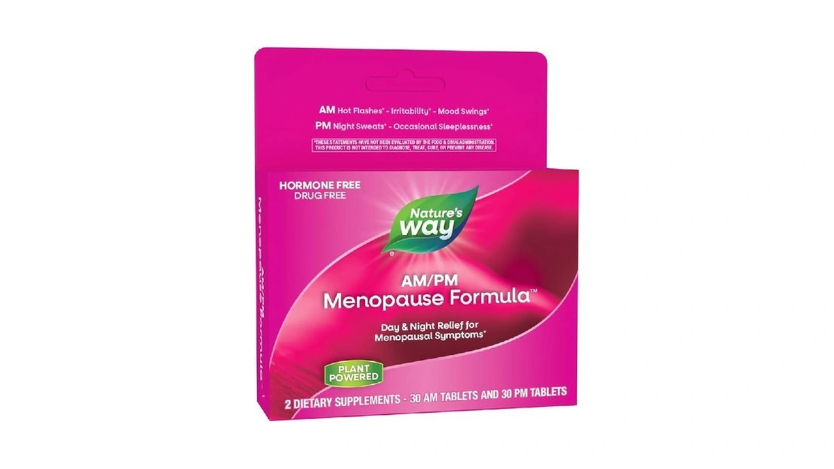 Nature's Way Am/pm Menopause Supplements For Women, Hot Flash Relief*,