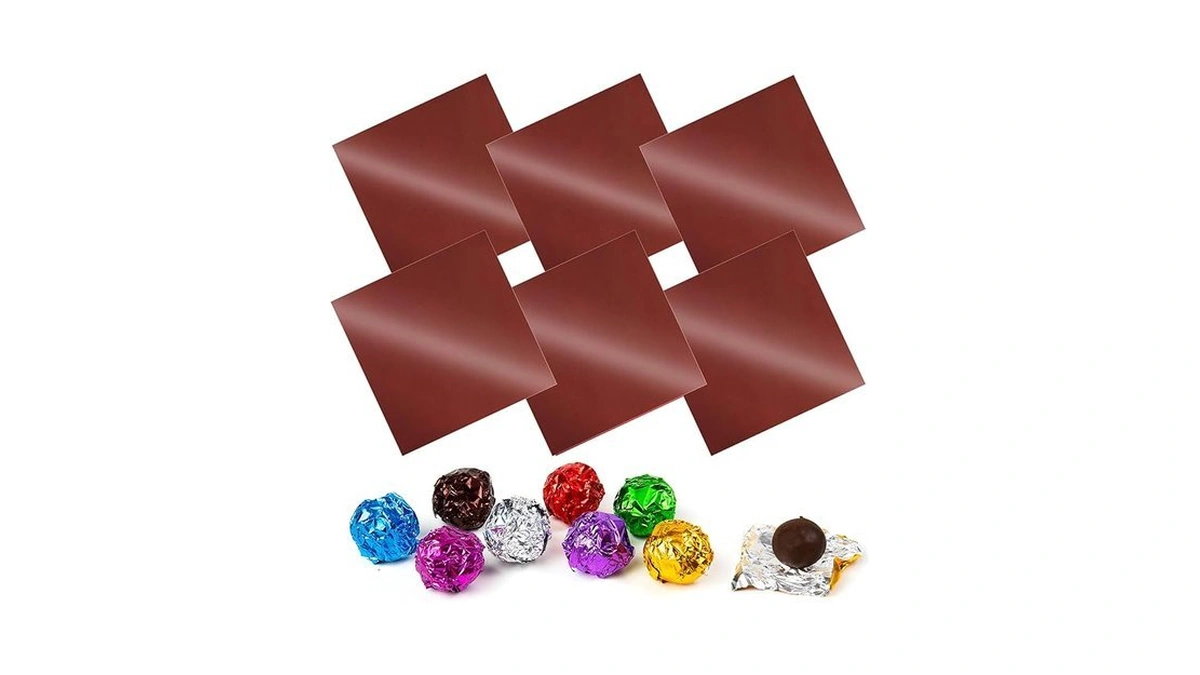 Aluminum Foil Candy Wrappers - Chocolate Wrapping Paper 300pcs Wrapper
