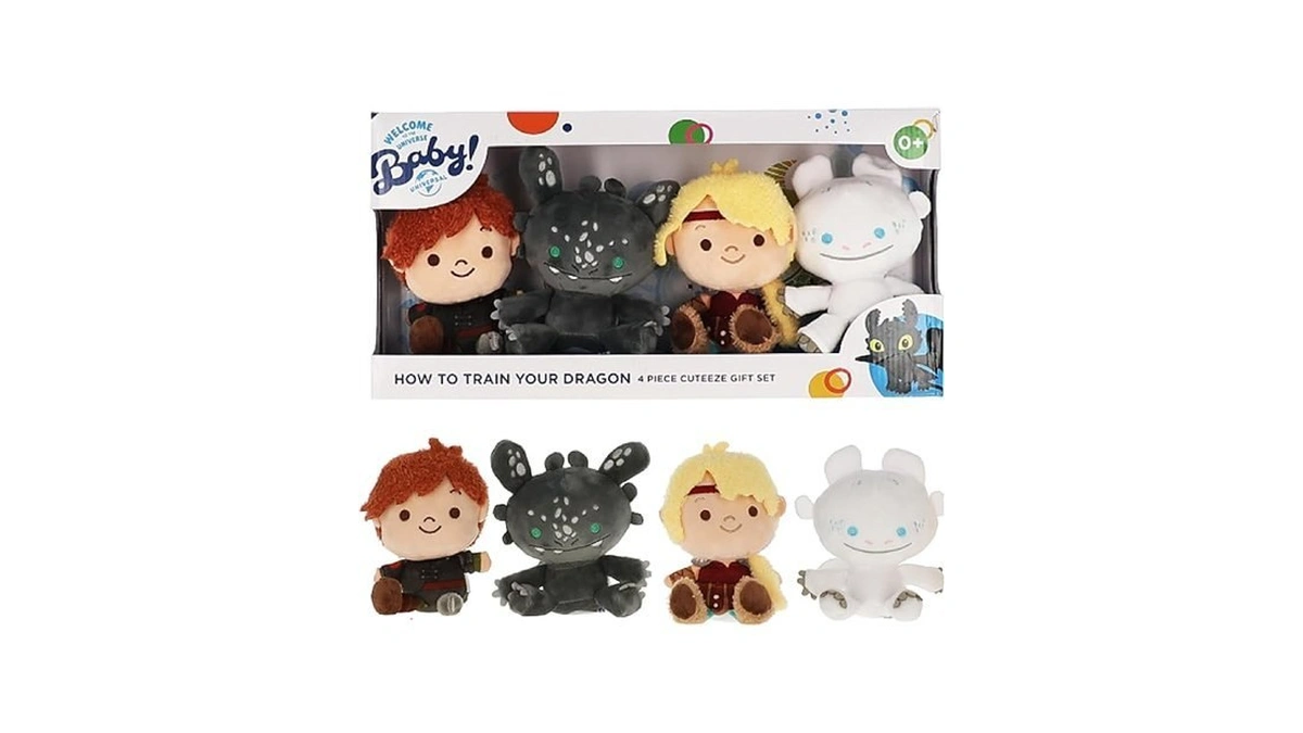 Kids Preferred How To Train Your Dragon 4 Pc Cuteeze