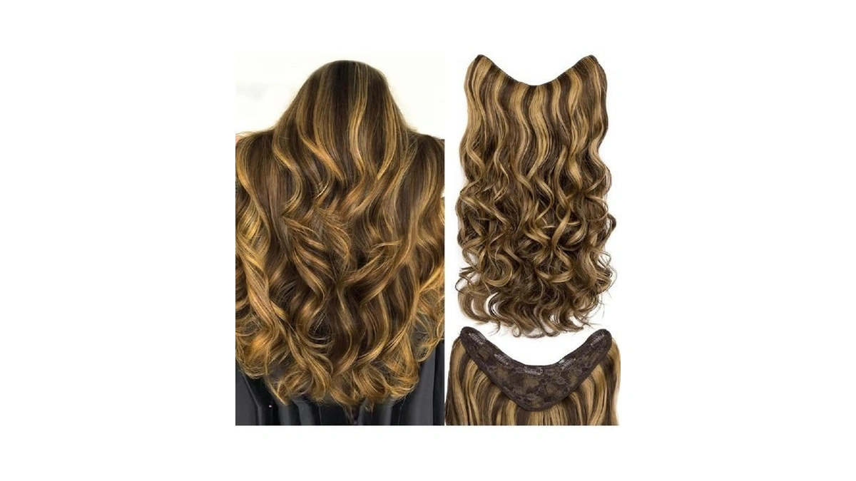 Qiaoruixin Clip In Hair Extensions For Women - Long Wavy