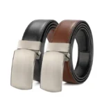 Jasgood Men’s Leather Belt Reversible Belt For Men Jeans Suits
