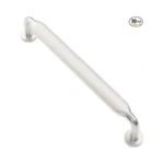 Alzassbg 10 Pack Brushed Satin Nickel Cabinet Handles, 5 Inch(128mm)
