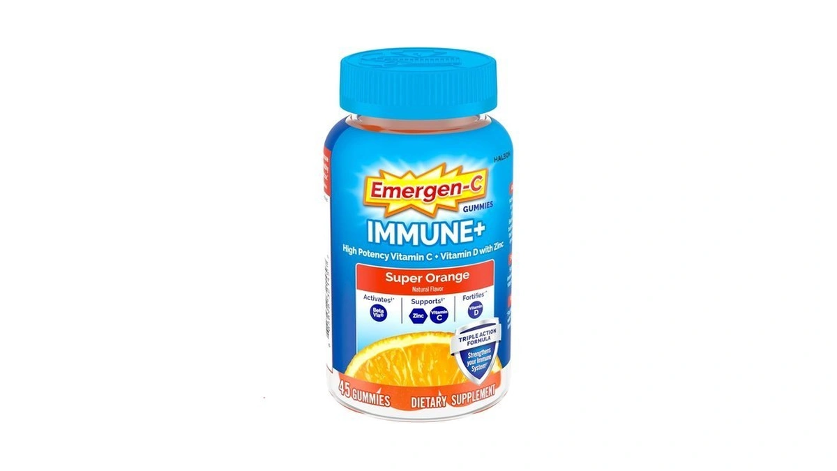 Emergen-c Immune+ Triple Action Immune Support Gummies, Betavia (r), 1000mg