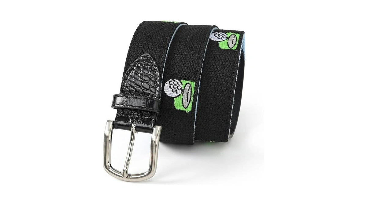 Mile High Life Golf Belts For Men, Canvas Belt With
