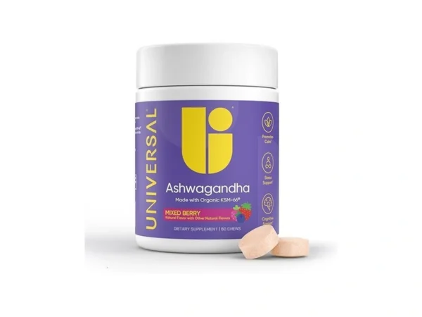 Universal U Calm + Focus Ashwagandha Chews – Ksm-66® 300